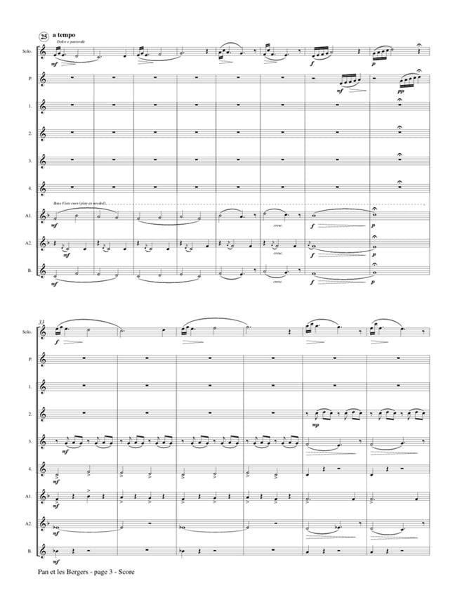 Pan et Les Bergers, From La Flute De Pan